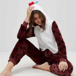 ASOS Loungeable Missile Toe Onesie Party Pajama